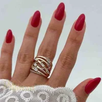 انگشتر حلقه باگت نامزدی طرح طلا فروش آنلاین اکسسوری