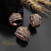 انگشتر بولگاری لوکس طرح طلا فروش آنلاین مد و فشن زیورآلات اکسسوری