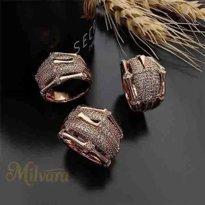 انگشتر بولگاری لوکس طرح طلا فروش آنلاین مد و فشن زیورآلات اکسسوری