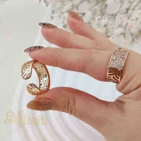 انگشتر حلقه مراکشی نگین دار نامزدی آنلاین عروس شیک مد فشن